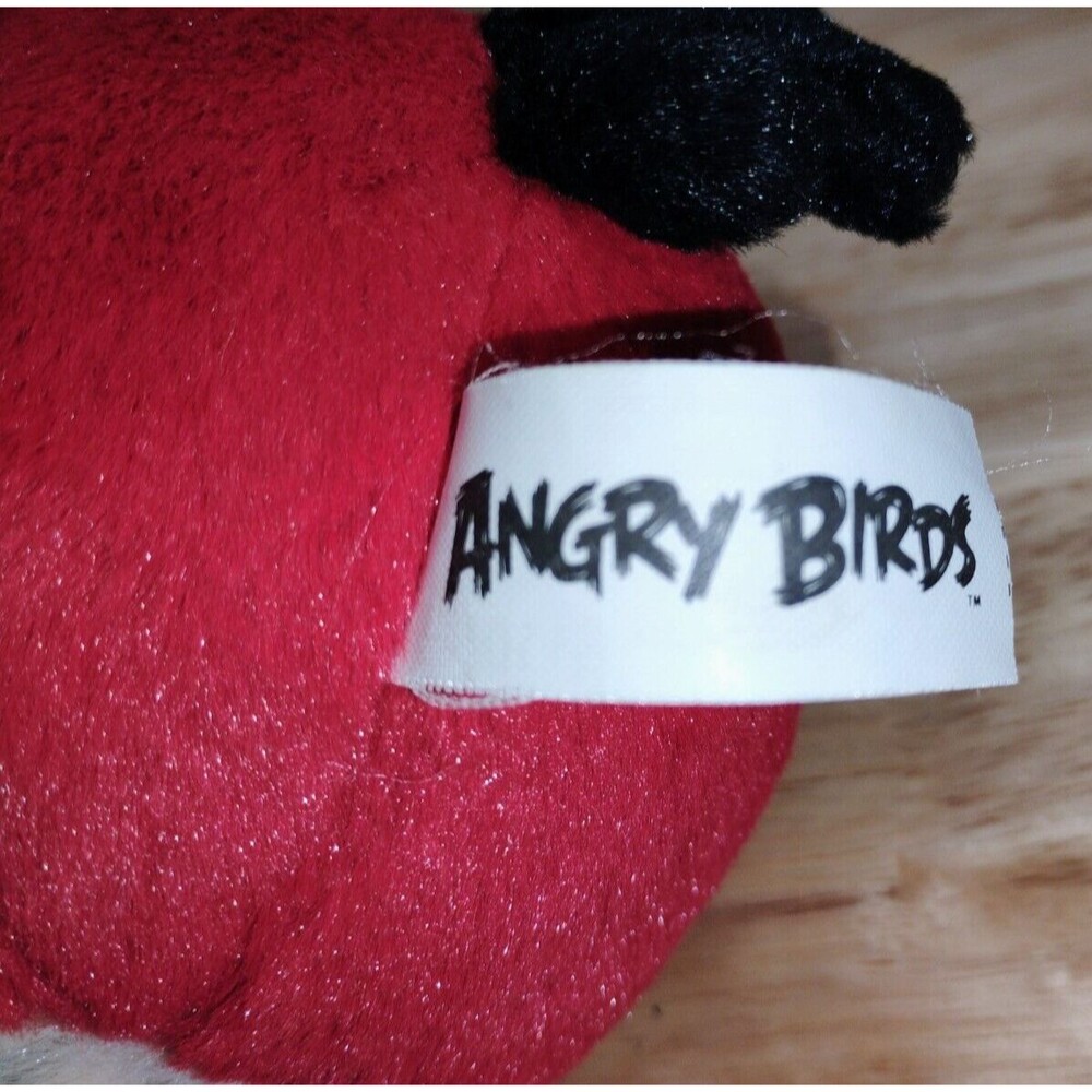 Angry Birds Red Plush Commonwealth 2010 Stuffed Animal 5" Cardinal - Picture 6 of 7